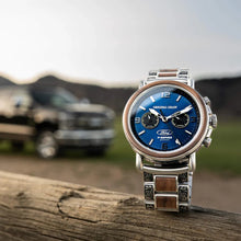 画像をギャラリービューアに読み込む, Alterra Chronograph Mechanical 44mm - ORIGINAL GRAIN × Ford Motor Company|Western