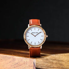 画像をギャラリービューアに読み込む, 【OUTLET】Minimalist 40mm - Zebrawood/RoseGold/