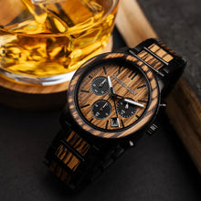 画像をギャラリービューアに読み込む, Barrel Chronograph 42mm - Chared Whiskey Black