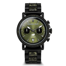 画像をギャラリービューアに読み込む, Alterra Chronograph 44mm - 420 Hemp Edition|ORIGINAL GRAIN × BOB MARLEY