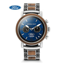 画像をギャラリービューアに読み込む, Alterra Chronograph Mechanical 44mm - ORIGINAL GRAIN × Ford Motor Company|Western