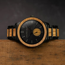 画像をギャラリービューアに読み込む, Barrel 46mm - Whiskey Black/24HR WOOD SUBDIAL