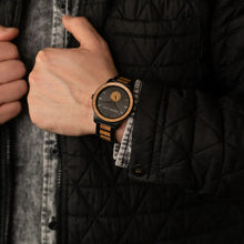 画像をギャラリービューアに読み込む, Barrel 46mm - Whiskey Black/24HR WOOD SUBDIAL