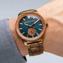 画像をギャラリービューアに読み込む, Barrel 46mm - Sapele Bronze/24HR WOOD SUBDIAL