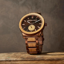 画像をギャラリービューアに読み込む, Barrel 46mm - Whiskey Espresso/24HR WOOD SUBDIAL