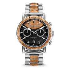 画像をギャラリービューアに読み込む, Alterra Chronograph 44mm - Burlwood Silver