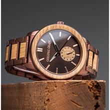 画像をギャラリービューアに読み込む, Barrel 46mm - Whiskey Espresso/24HR WOOD SUBDIAL