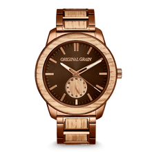 画像をギャラリービューアに読み込む, Barrel 46mm - Whiskey Espresso/24HR WOOD SUBDIAL
