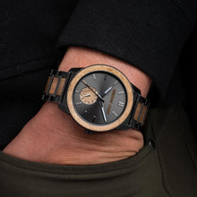 画像をギャラリービューアに読み込む, Barrel 46mm - Hawaiian Koa Stonewashed Steel/24HR WOOD SUBDIAL