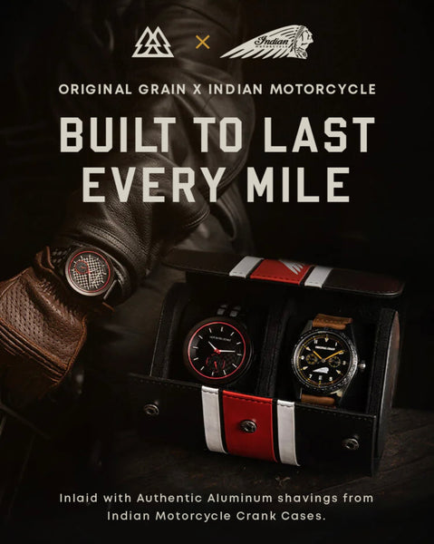 Limited Edition  "Indian MOTORCYCLE × ORIGINAL GRAIN"