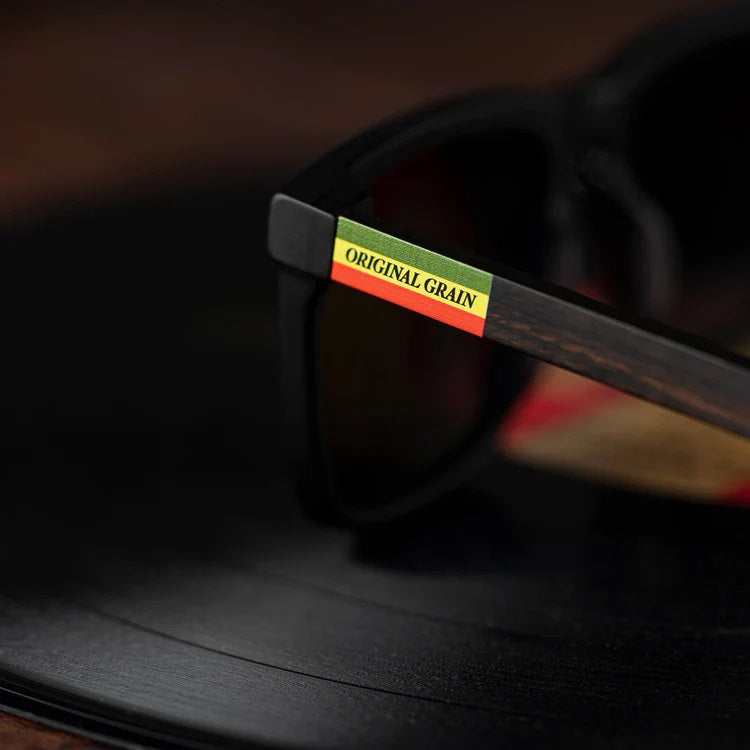 残り1点】ORIGINAL GRAIN × BOB MARLEY｜Sunglass｜Ebony