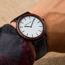 画像をギャラリービューアに読み込む, 【OUTLET】Minimalist 40mm - Rosewood/Matte Black/Black Leather
