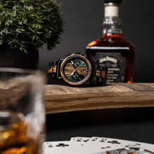 画像をギャラリービューアに読み込む, Alterra Chronograph 44mm - Charred Whiskey Green
