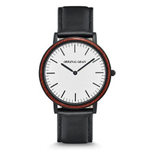 画像をギャラリービューアに読み込む, 【OUTLET】Minimalist 40mm - Rosewood/Matte Black/Black Leather
