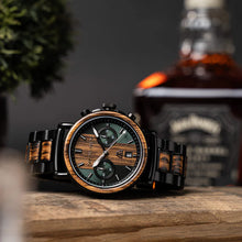 画像をギャラリービューアに読み込む, Alterra Chronograph 44mm - Charred Whiskey Green
