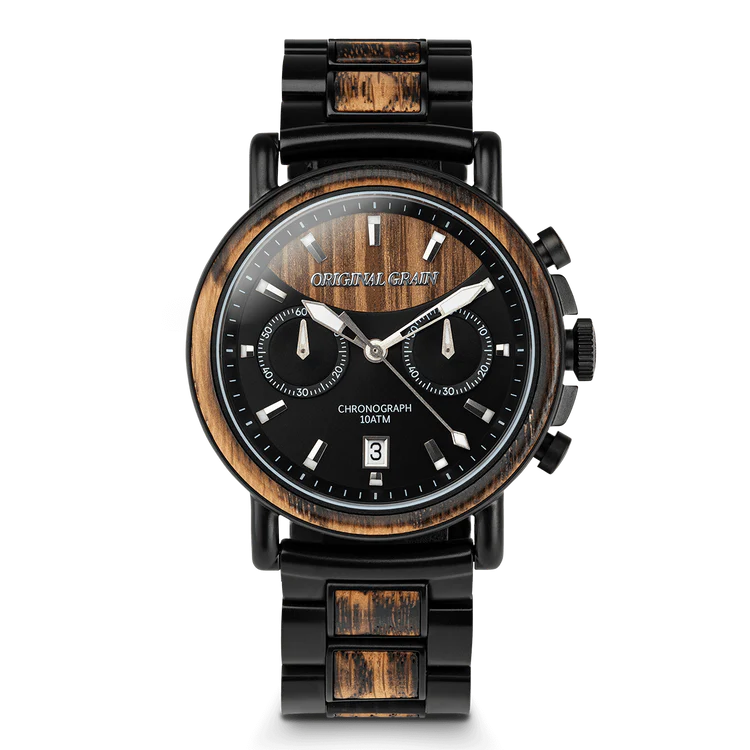 Alterra Chronograph 44mm - Charred Whiskey Black