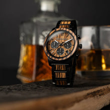 画像をギャラリービューアに読み込む, Barrel Chronograph 42mm - Chared Whiskey Black
