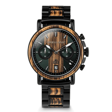 画像をギャラリービューアに読み込む, Alterra Chronograph 44mm - Charred Whiskey Green
