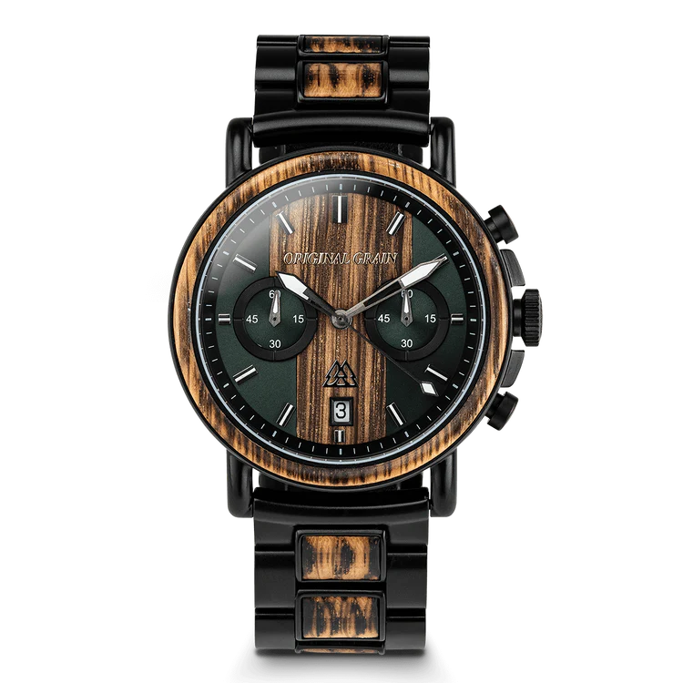 Alterra Chronograph 44mm - Charred Whiskey Green