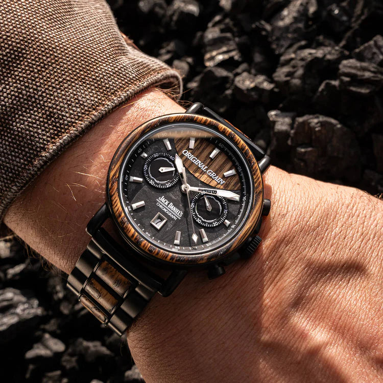 Alterra Chronograph 44mm - ORIGINAL GRAIN × JACK DANIEL'S