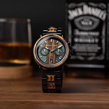 画像をギャラリービューアに読み込む, Alterra Chronograph 44mm - Charred Whiskey Green
