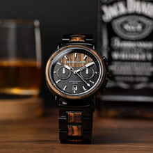 画像をギャラリービューアに読み込む, Alterra Chronograph 44mm - Charred Whiskey Black
