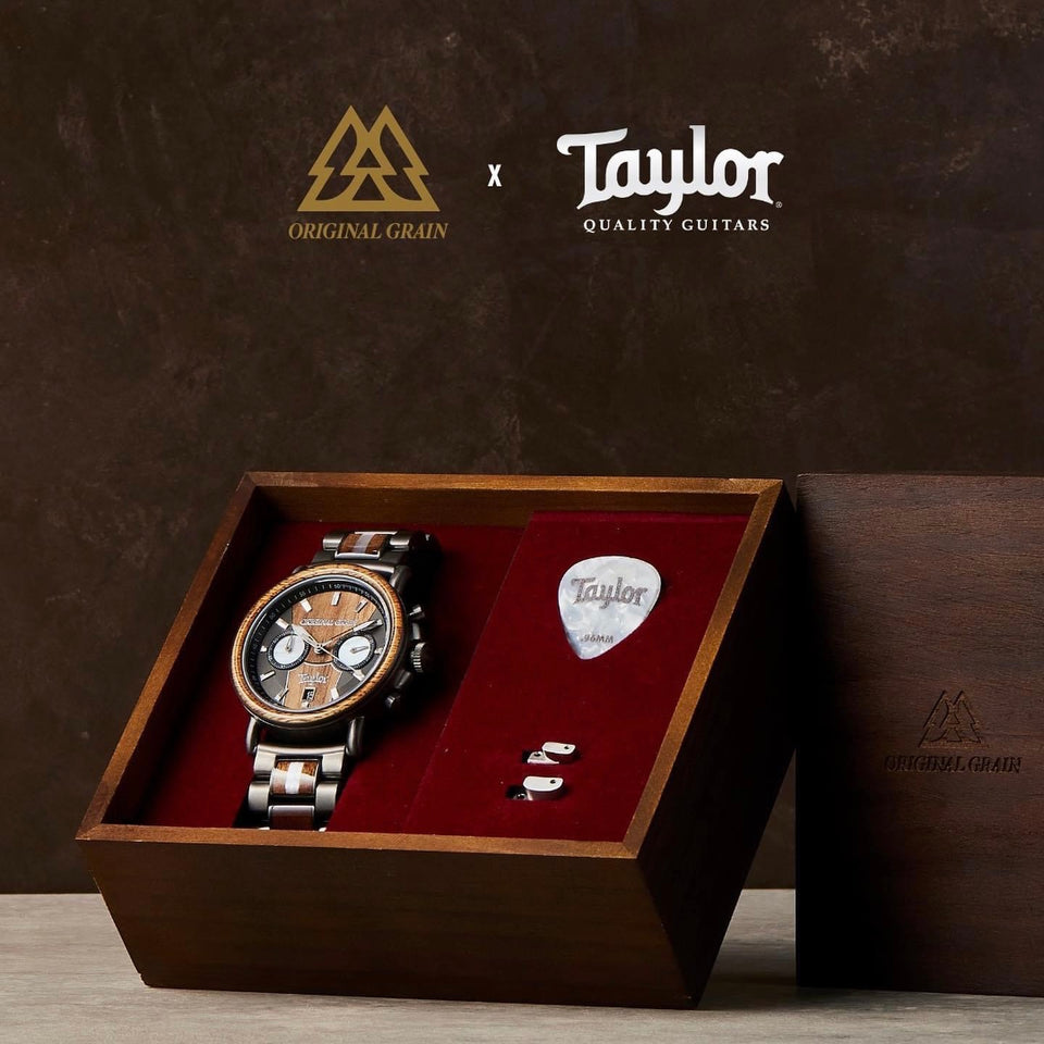オリジナル木箱オリジナルグレインとジムビームのコラボ時計